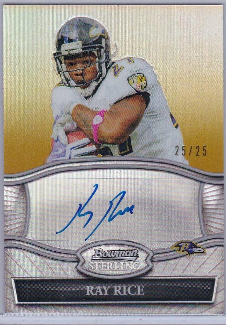 Ray Rice [Jersey Autograph Gold Refractor] #153