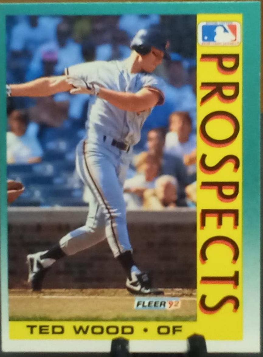 Ted Wood #678 Baseball Cards 1992 Fleer