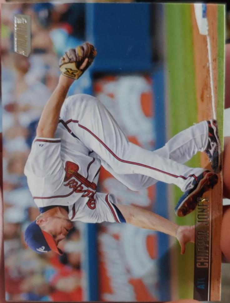 Chipper Jones #268 Baseball Cards 2021 Stadium Club