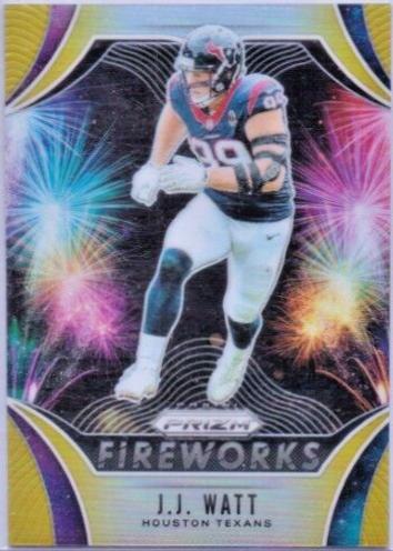 J.J. Watt [Gold Prizm] #FW-JW