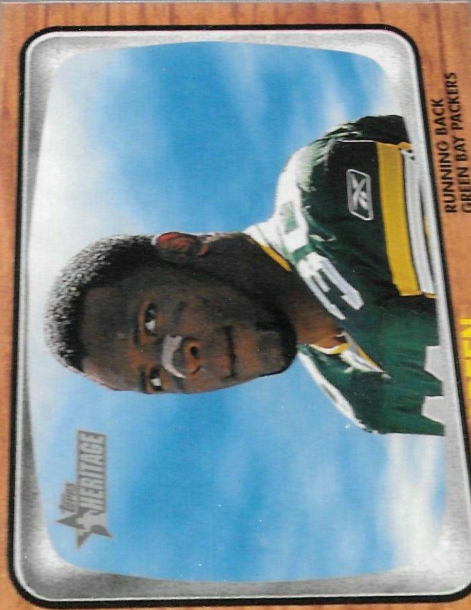 Ahman Green #24 Football Cards 2005 Topps Heritage
