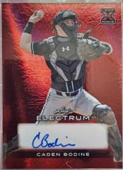 Caden Bodine [Red] #BA-CB1 Baseball Cards 2024 Leaf Electrum Autograph Prices