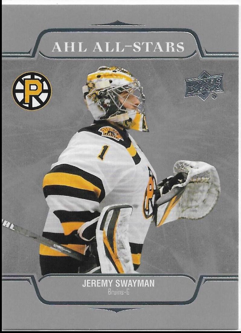Jeremy Swayman #AS-1 Hockey Cards 2021 Upper Deck AHL All Stars
