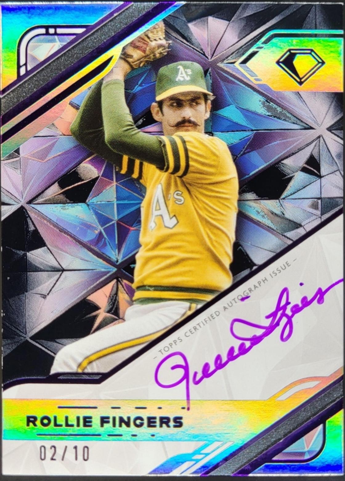 Rollie Fingers [Purple Ink Black] #WPA-RF