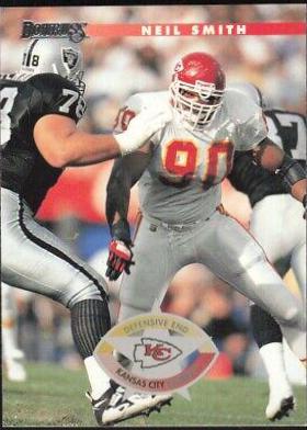 Neil Smith #22 Football Cards 1996 Panini Donruss