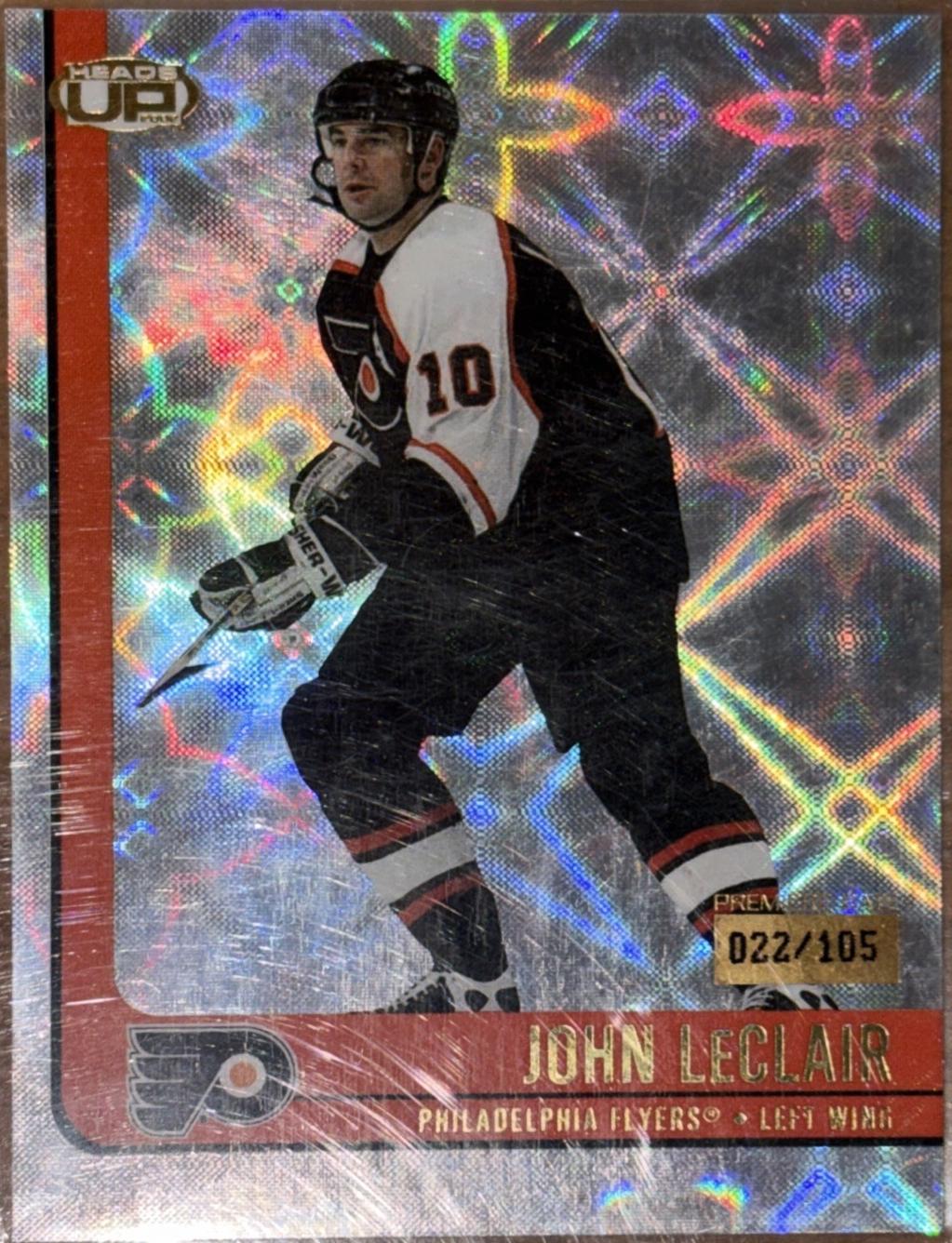 John LeClair #72 2001 Pacific Heads Up Hockey