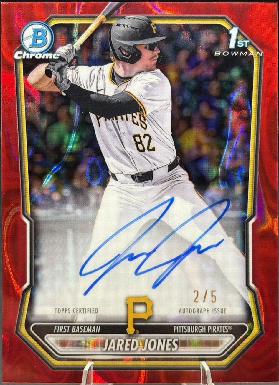Jared Jones [Red Lava Refractor] #CPA-JJ Prices | 2026 Bowman