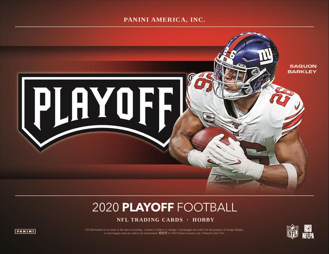 Hobby Box Football Cards 2020 Panini Playoff