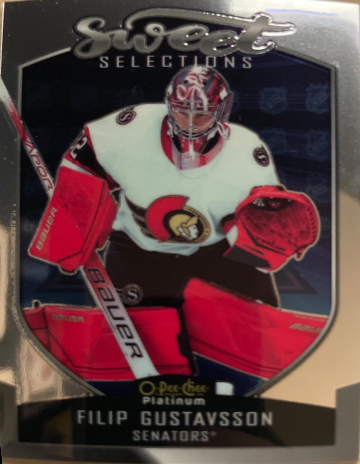 Filip Gustavsson #SS-10 Hockey Cards 2021 O-Pee-Chee Sweet Selections