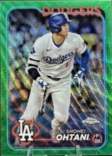 Shohei Ohtani [Green Wave Refractor] #1 Prices | 2024 Topps Chrome