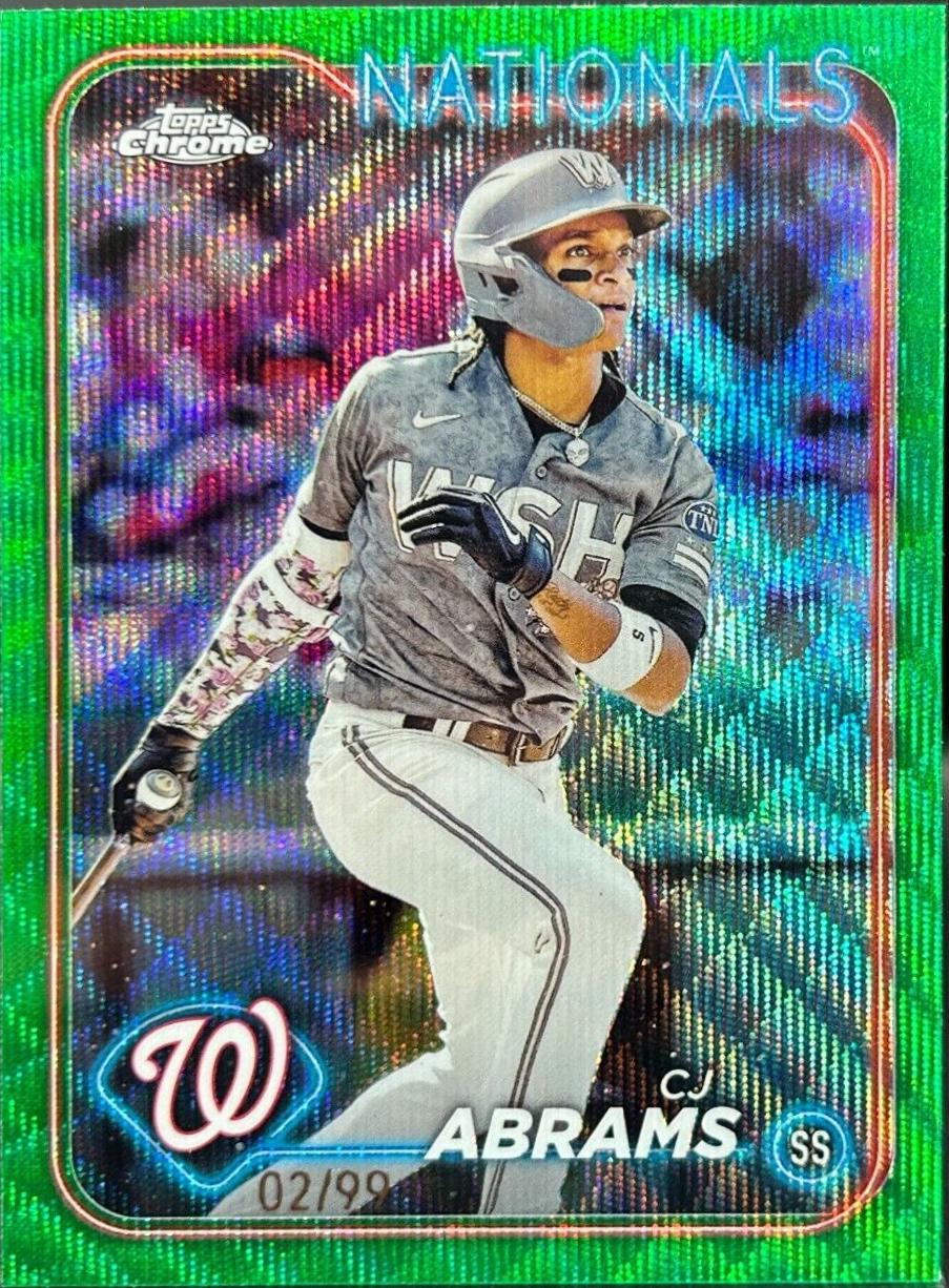 CJ Abrams [Green Wave Refractor] #247