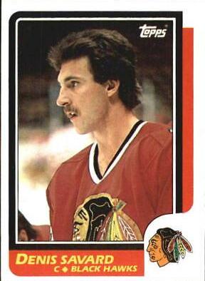 Denis Savard #7 Hockey Cards 1986 Topps