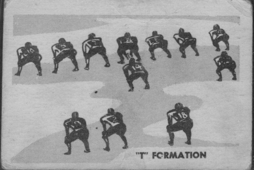T Formation #12 Football Cards 1952 Parkhurst CFL