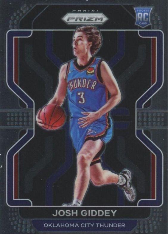 Josh Giddey #301 Basketball Cards 2021 Panini Prizm