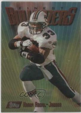 Karim Abdul Jabbar #5 Football Cards 1997 Topps Finest