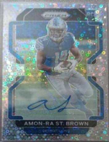 2021 Amon Ra St. Brown [Autograph Prizm] #358