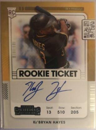 Ke'Bryan Hayes #140 2021 Panini Contenders Baseball