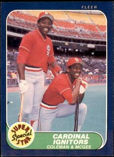 Vince Coleman, Willie Mcgee