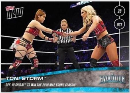 Toni Storm #63 Wrestling Cards 2018 Topps Now WWE