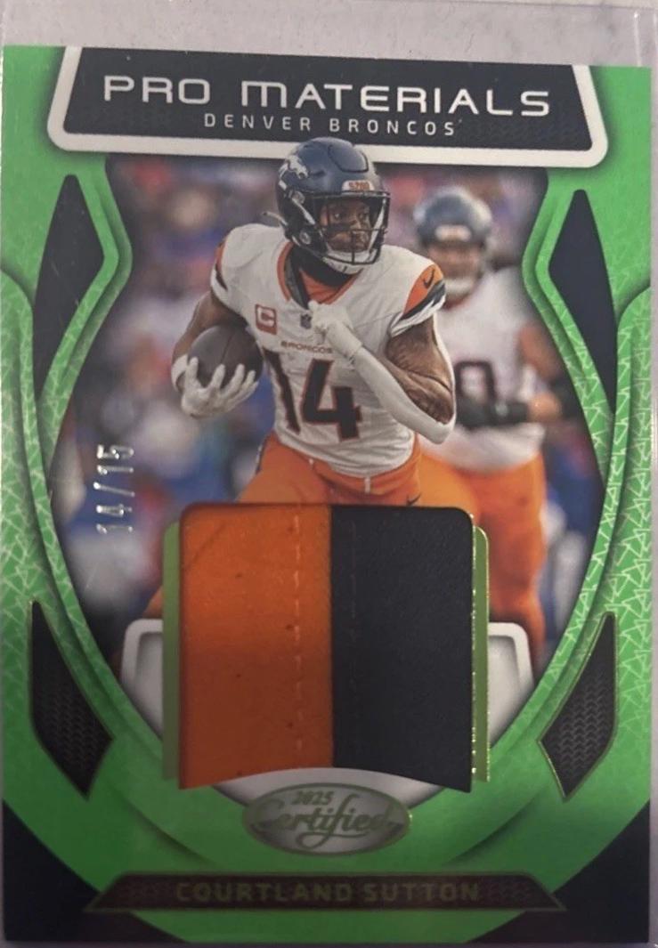 Courtland Sutton [Lime Green] #PM-CSN