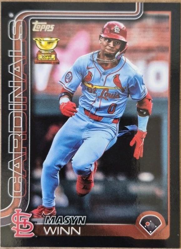 Masyn Winn [Black] (2025 Topps)