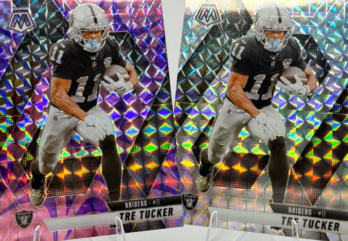Tre Tucker [Mosaic Reactive Purple] #218 Prices | 2025 Panini