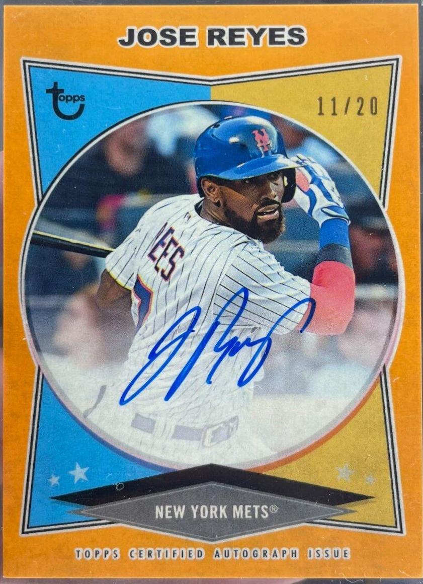 Jose Reyes [Orange] #AC-JRE Prices | 2023 Topps Brooklyn Collection ...