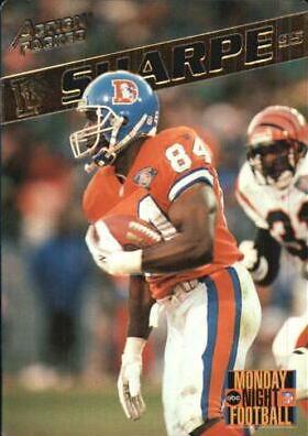 Shannon Sharpe #47 Football Cards 1995 Action Packed Monday Night Football