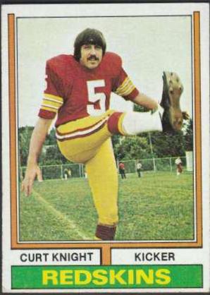 Curt Knight #33 Football Cards 1974 Topps