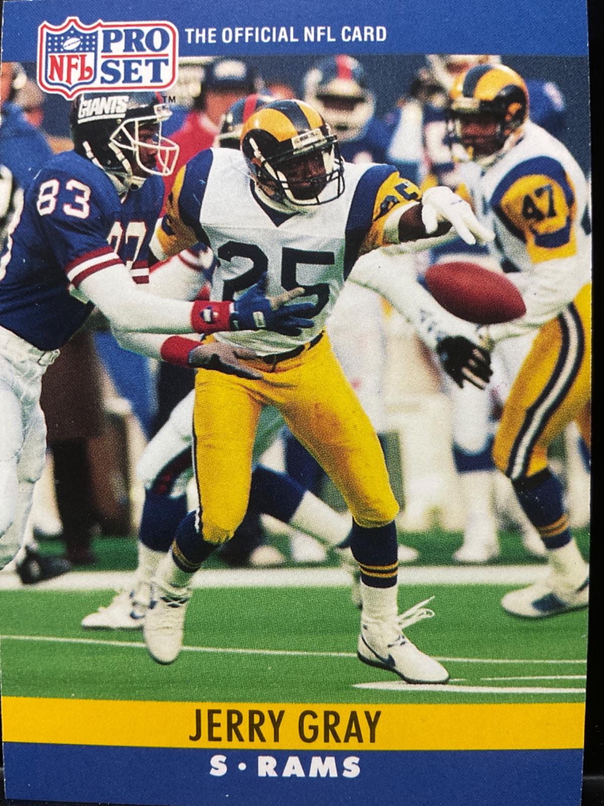 Jerry Gray #166 Football Cards 1990 Pro Set