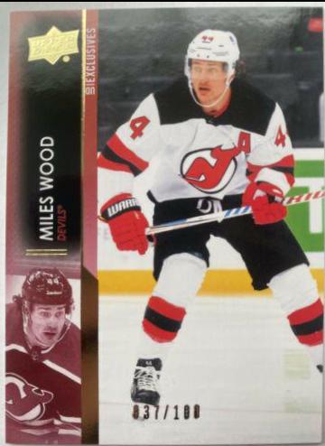 Miles Wood #112 Hockey Cards 2021 Upper Deck