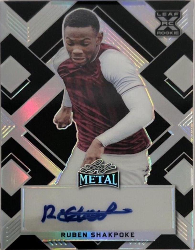 Ruben Shakpoke #BA-RS1 2022 Leaf Metal Autographs Soccer