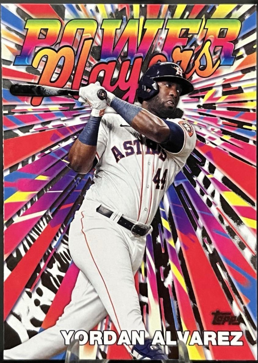 Yordan Alvarez #PP-7 Baseball Cards 2025 Topps Celebration Mega Box Power Players