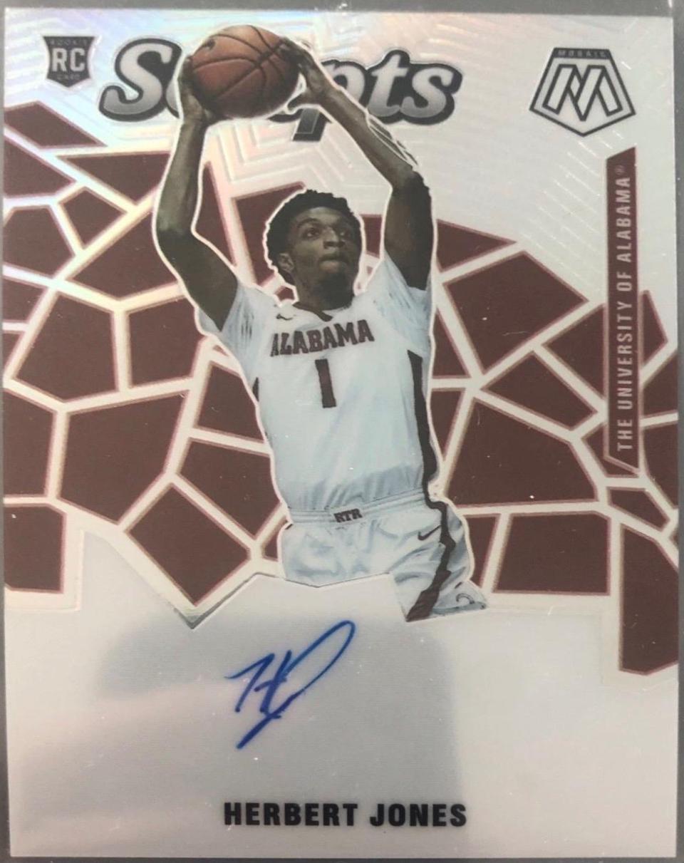 Herbert Jones #MSA-HJ 2021 Panini Chronicles Draft Picks Mosaic Scripts Autographs Basketball