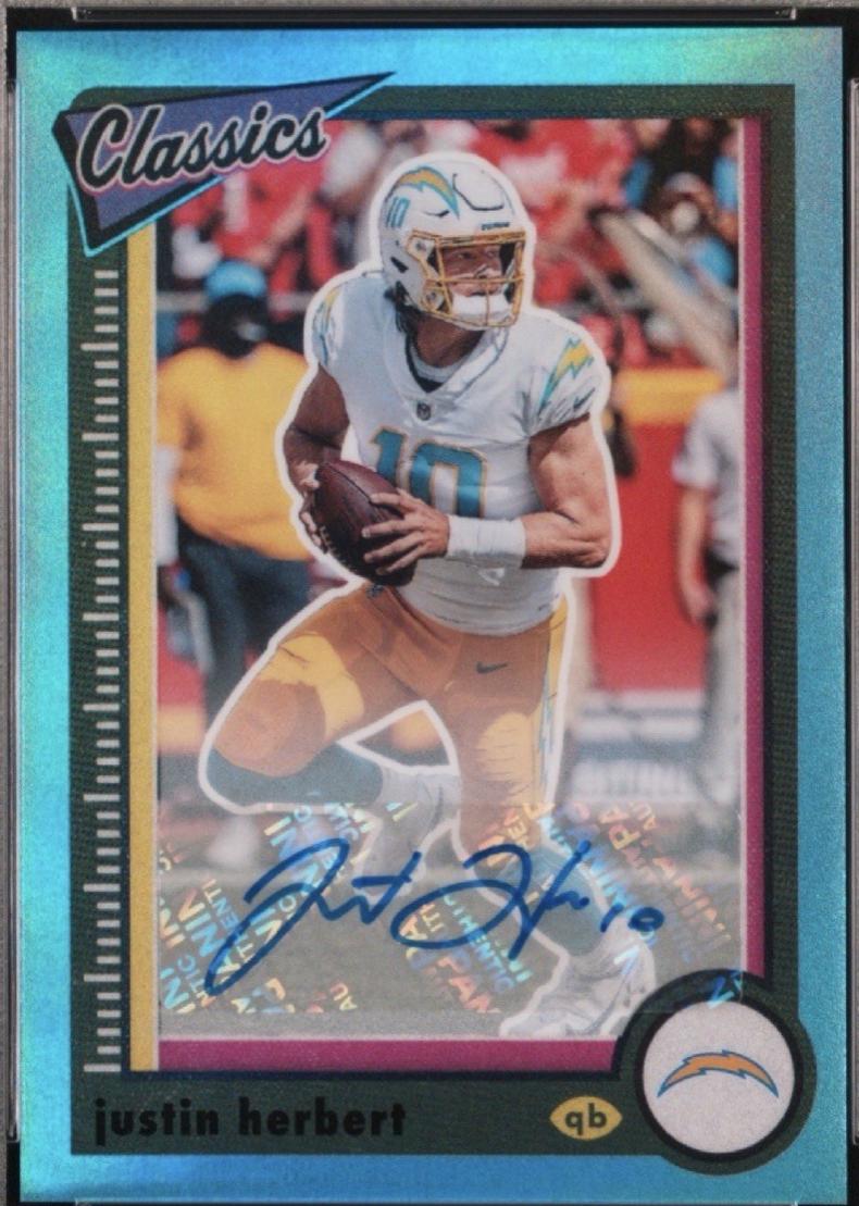 Justin Herbert [Premium Significant Signature Blue] #49