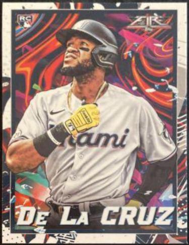 Bryan De La Cruz #15 Baseball Cards 2022 Topps Fire