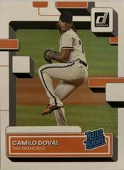 Camilo Doval #72 Baseball Cards 2022 Panini Donruss Prices