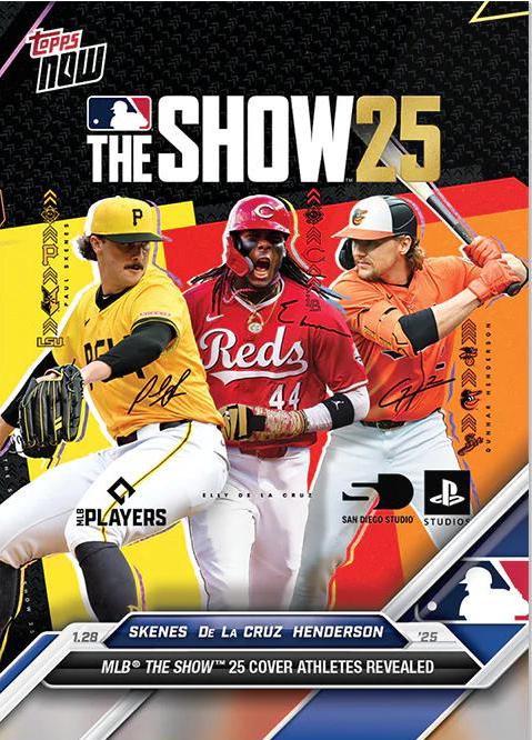 Paul Skenes / Elly De La Cruz / Gunnar Henderson #OS-17 Baseball Cards 2024 Topps Now