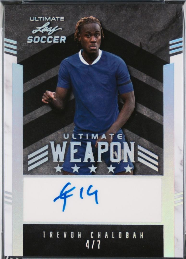Trevoh Chalobah #W-TC1 2022 Leaf Ultimate Weapon Autograph Soccer