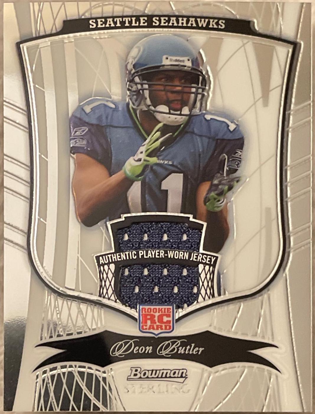 Deon Butler #153 Football Cards 2009 Bowman Sterling