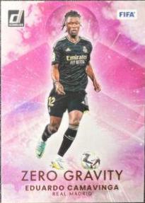 Eduardo Camavinga #18 Soccer Cards 2022 Panini Donruss Zero Gravity
