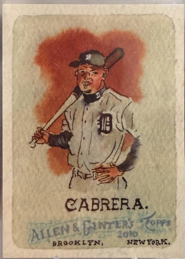 Miguel Cabrera [Paint Splatter Back] #88