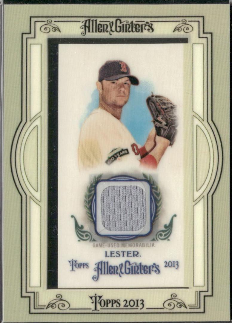 Jon Lester #AGR-JL 2013 Topps Allen & Ginter Framed Mini Relic Baseball