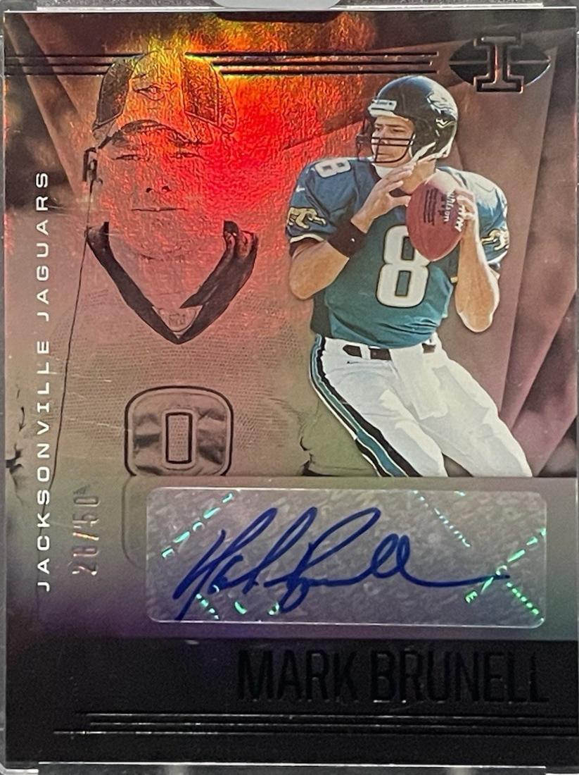 Mark Brunell #TCS21 Football Cards 2020 Panini Illusions Trophy Collection Signatures