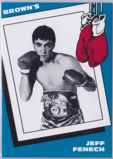 Jeff Fenech #20 Boxing Cards 1990 Brown's