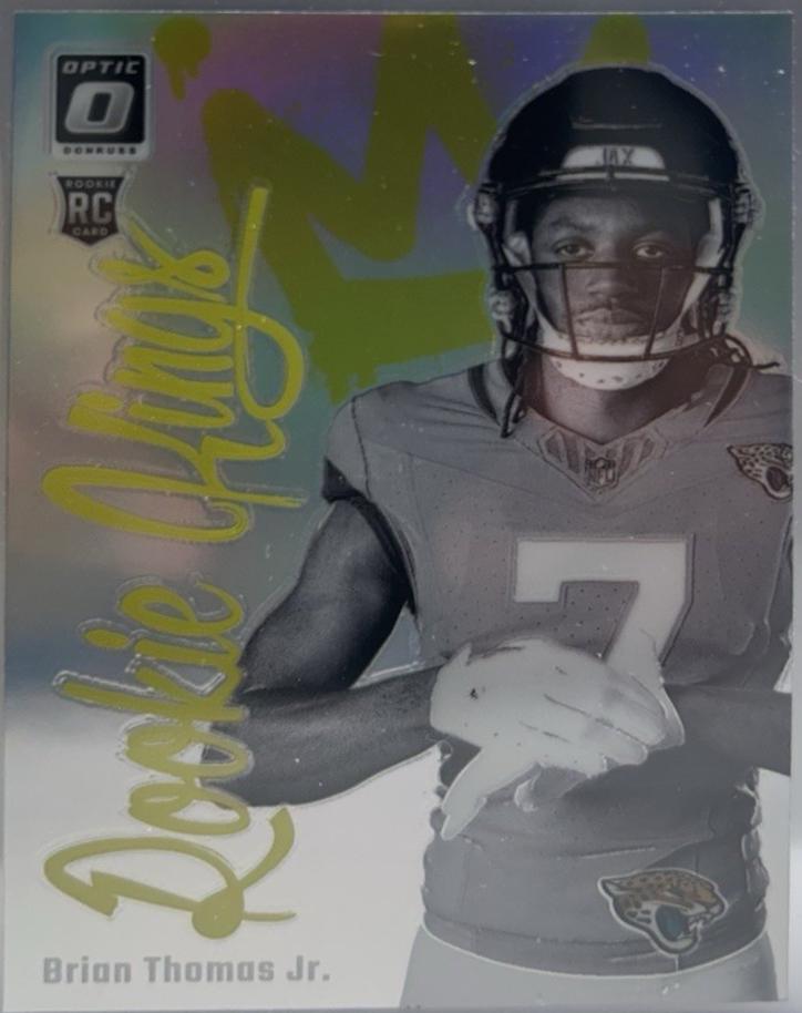 Brian Thomas Jr. #15 Football Cards 2024 Panini Donruss Optic Rookie Kings