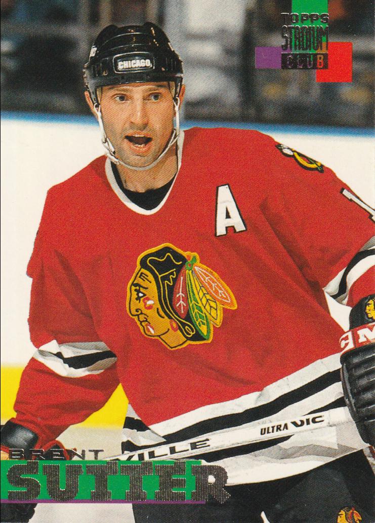Brent Sutter #218 1994-95 Stadium Club Hockey