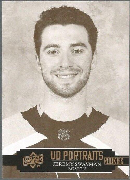 Jeremy Swayman #P-72 Hockey Cards 2021 Upper Deck UD Portraits