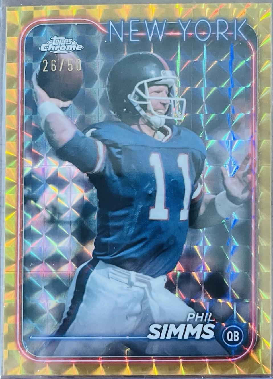 Phil Simms [Gold Sapphire] #140