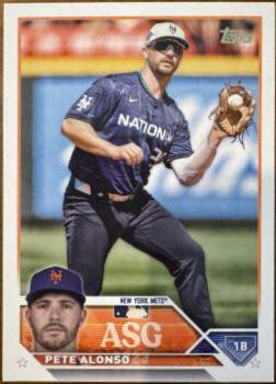 Pete Alonso #ASG-40 Baseball Cards 2023 Topps Update All Star Game